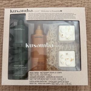 Kusamba Body Wash and Oil Set - Sea Foam Jasmin